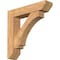 Ekena Millwork Imperial Slat Smooth Bracket w/ Offset Brace, Western Red Cedar, 7 1/2"W x 34"D x 34"H BKT0806X34X34IMP06SWR - alternate 1